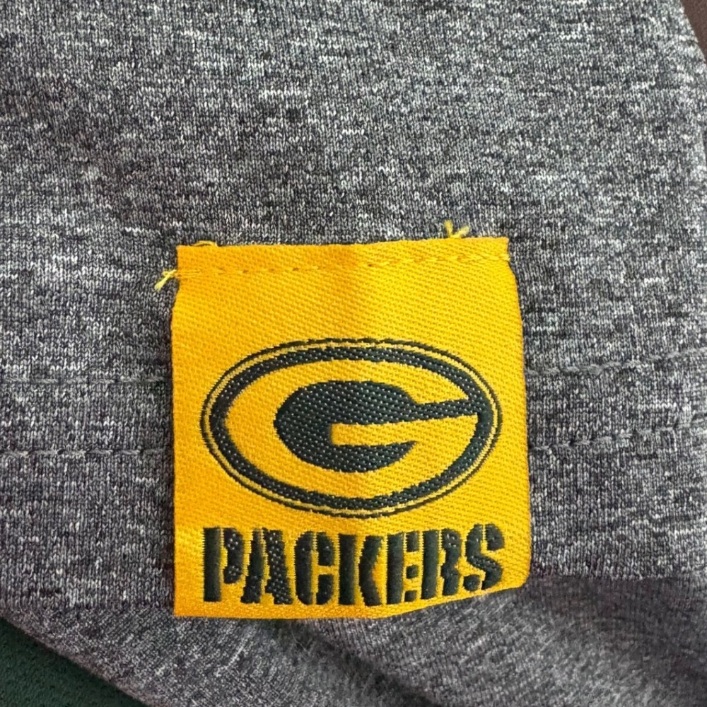 NFL Team Apparel Green Bay Packers Football Grey Green Performance Shirt Mens S - Picture 4 of 6